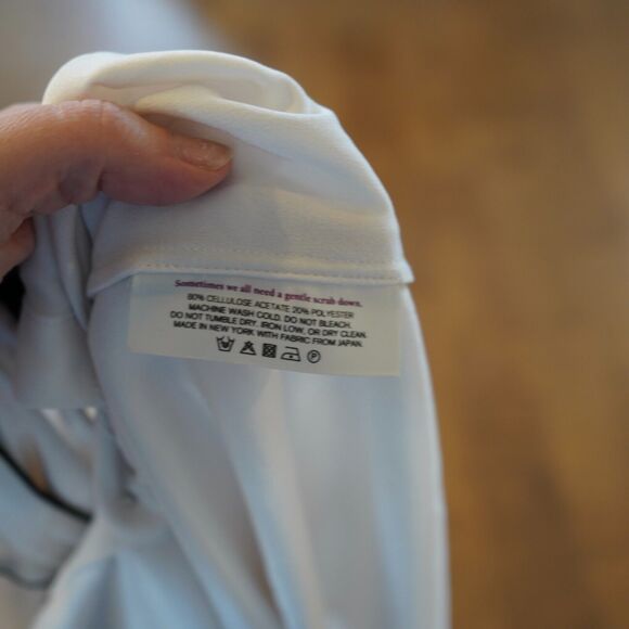 M.M. Lafleur The Barton Shirt Size‎ 8 Classic Work Quiet Luxury - Picture 7 of 8